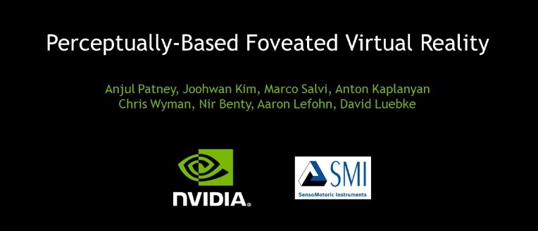 NVIDIA SMI foveated rendering