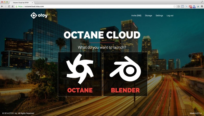 X.IO-OTOY-Start-page