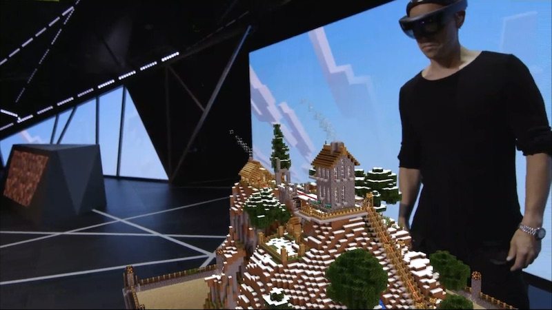 Xbox HoloLens Minecraft E3